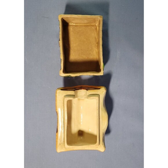 Cottage Butter Dish Beswick Pottery Pot Jam Preserve Marmalade VTG Hand Painted - Picture 6 of 8